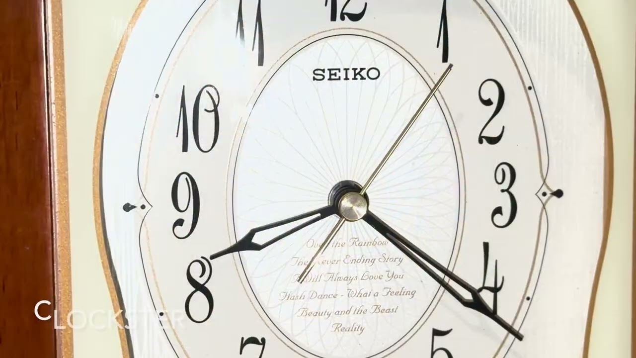 Seiko QXW112BRH Melodies in Motion Mantle Clock | 4K