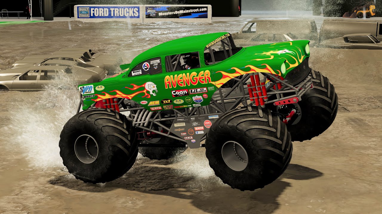 Crashes, Saves And Skills - BeamNG.Drive Monster Jam | 10 Min. Edition