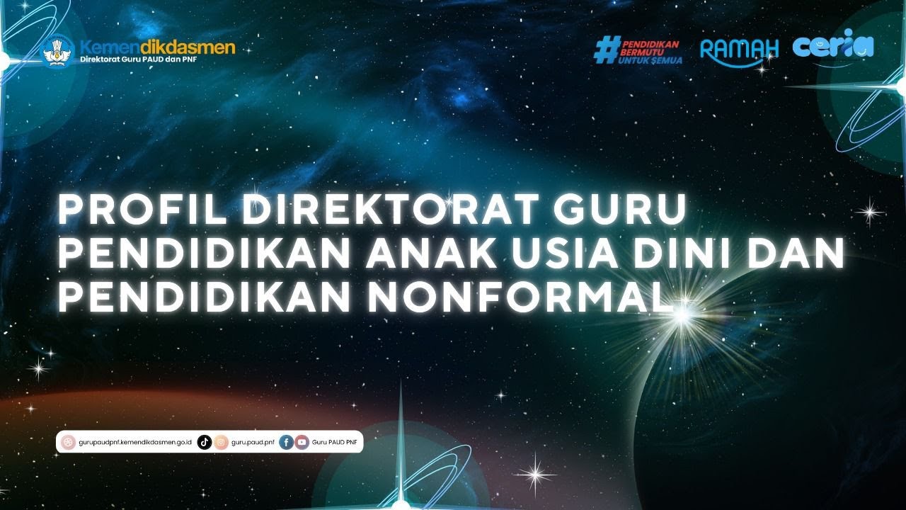Profil Direktorat Guru Pendidikan Anak Usia Dini dan Pendidikan Nonformal