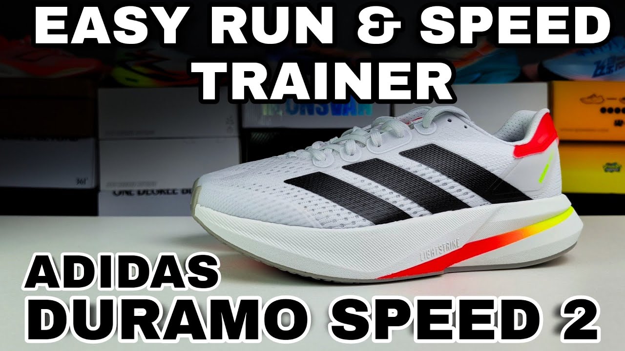 Adidas Duramo Speed 2 for Easy Run and Speed Trainer.