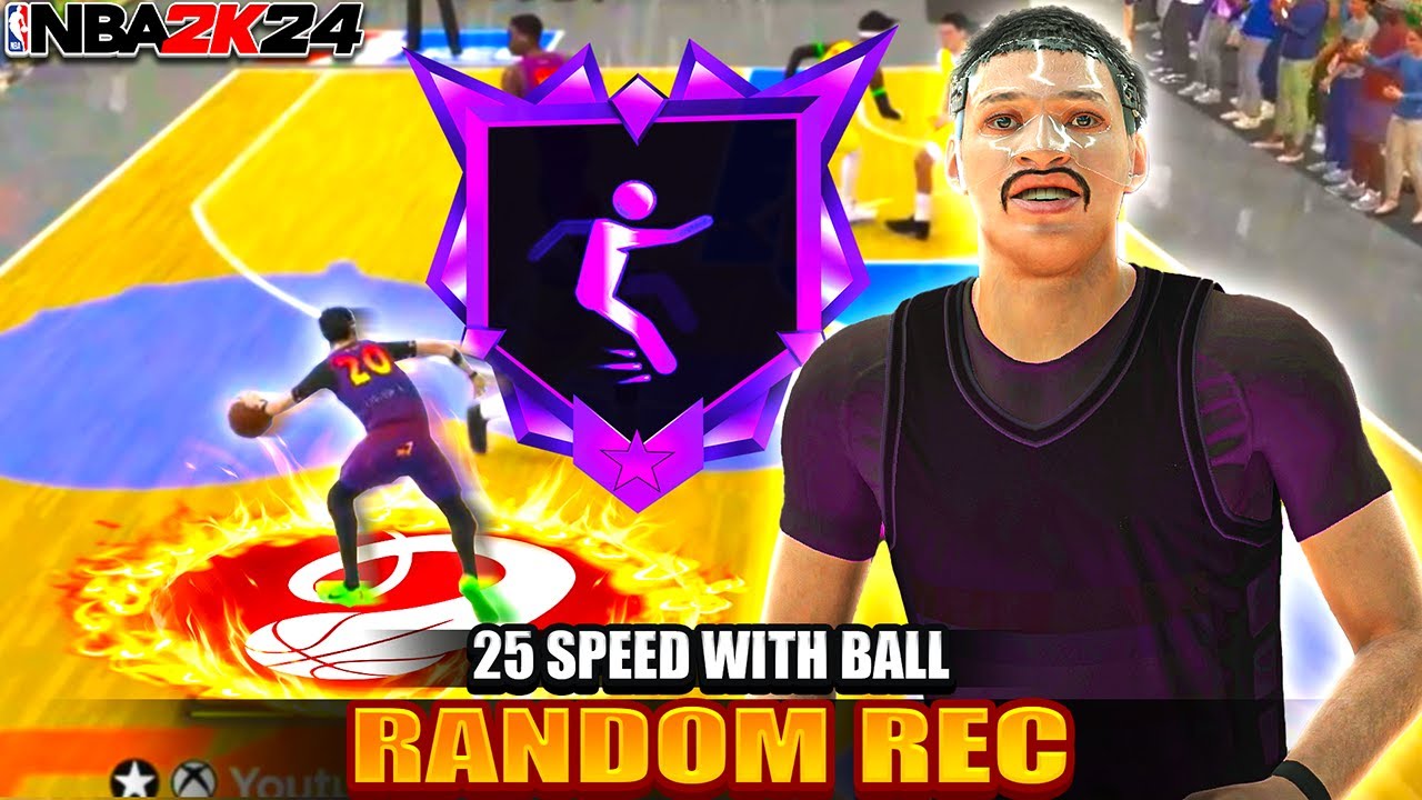 Why YOU Don't NEED SPEED WITH BALL For RANDOM REC in NBA 2K24