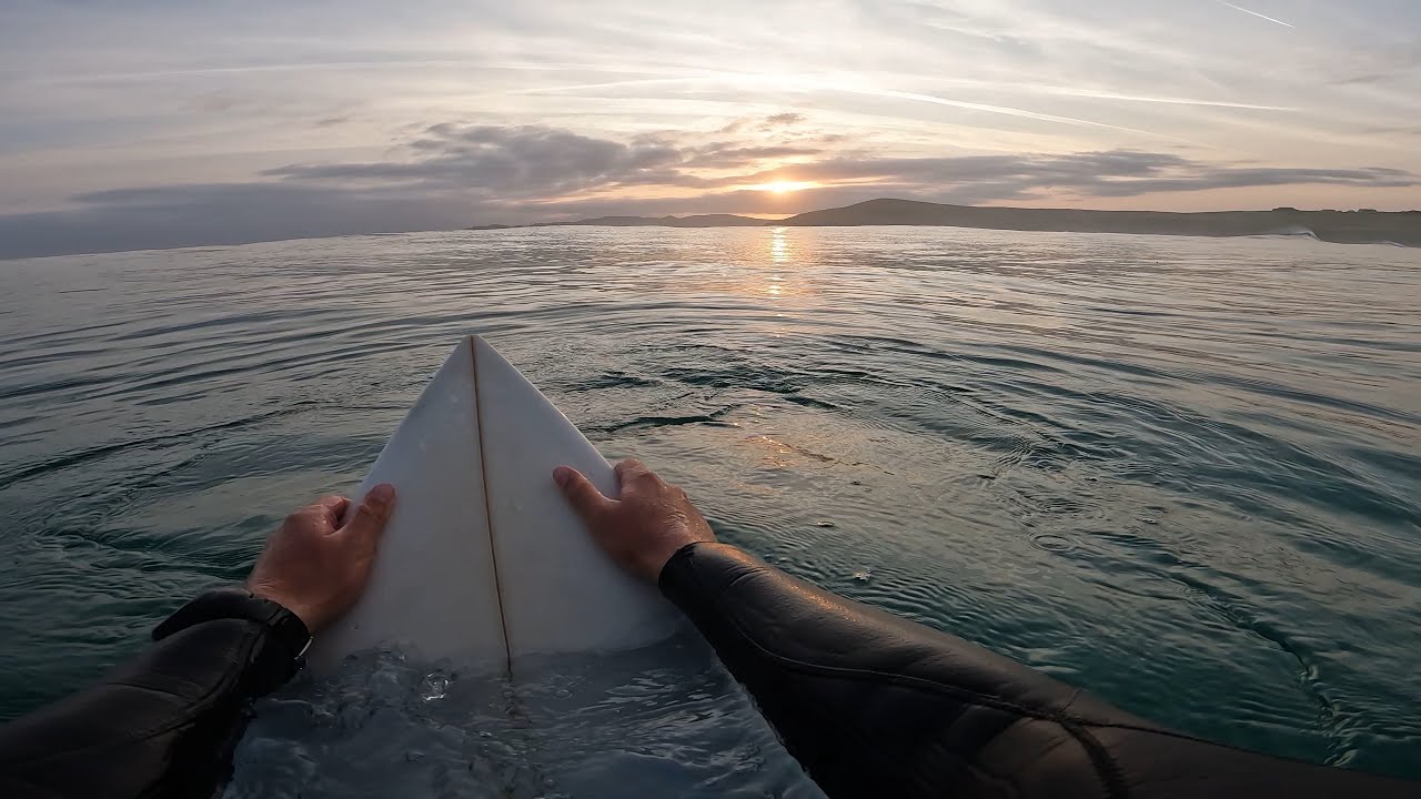 POV: INSANE SOLO SUNRISE SURF
