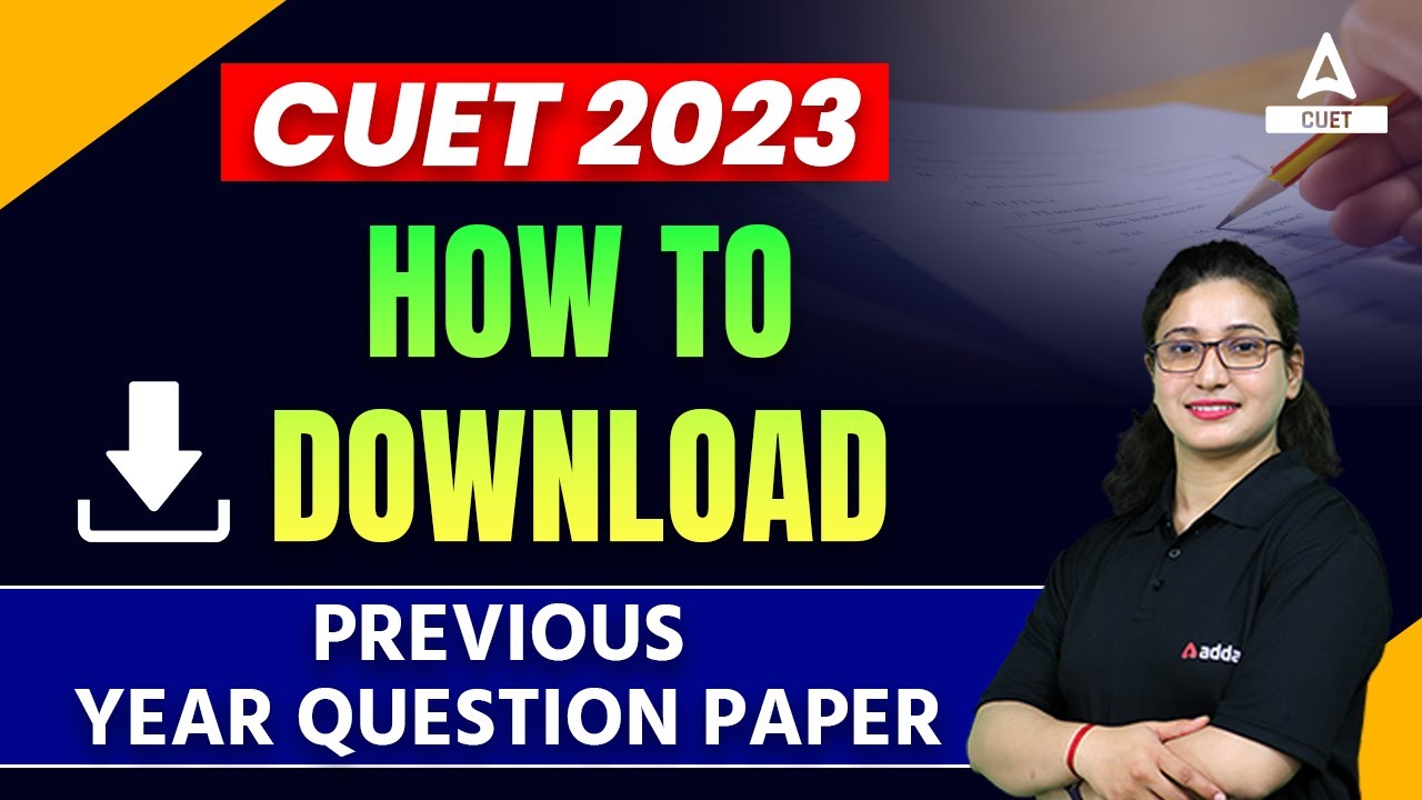 How to Download CUET Previous Year Question Paper By Rubaika Ma'am