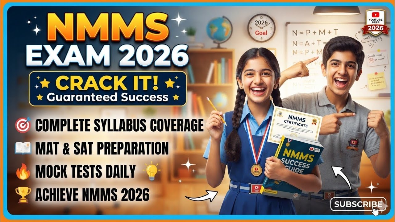 Nmms exam 2026 apply date|| complete syllabus || nmms exam 2026 full notification in odia 