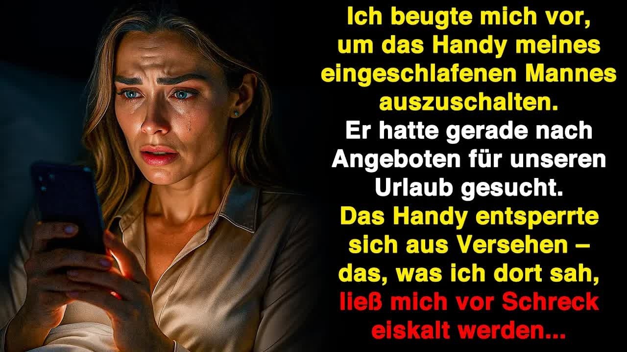 Ich wollte sein Handy ausschalten… und fand etwas, das mich völlig zerstörte!