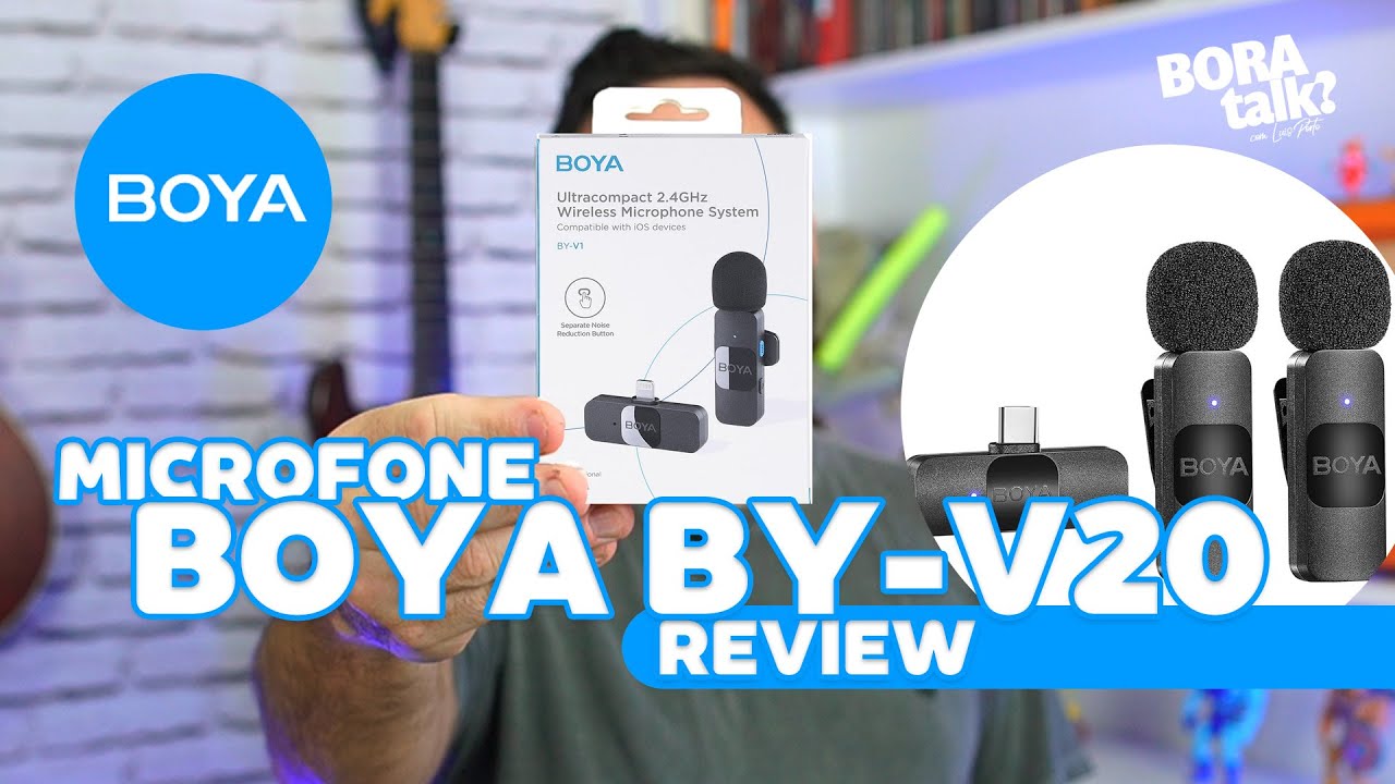 MELHOR MICROFONE SEM FIO PARA CELULAR COM CUSTO BENEFÍCIO DO MERCADO LIVRE? BOYA BV 20