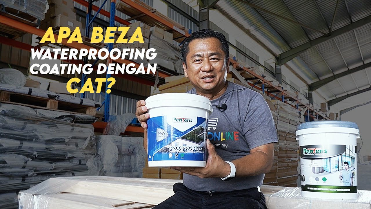 Product Review | Perbezaan Waterproofing Coating vs Cat | Pentens T200 Pro Fiber