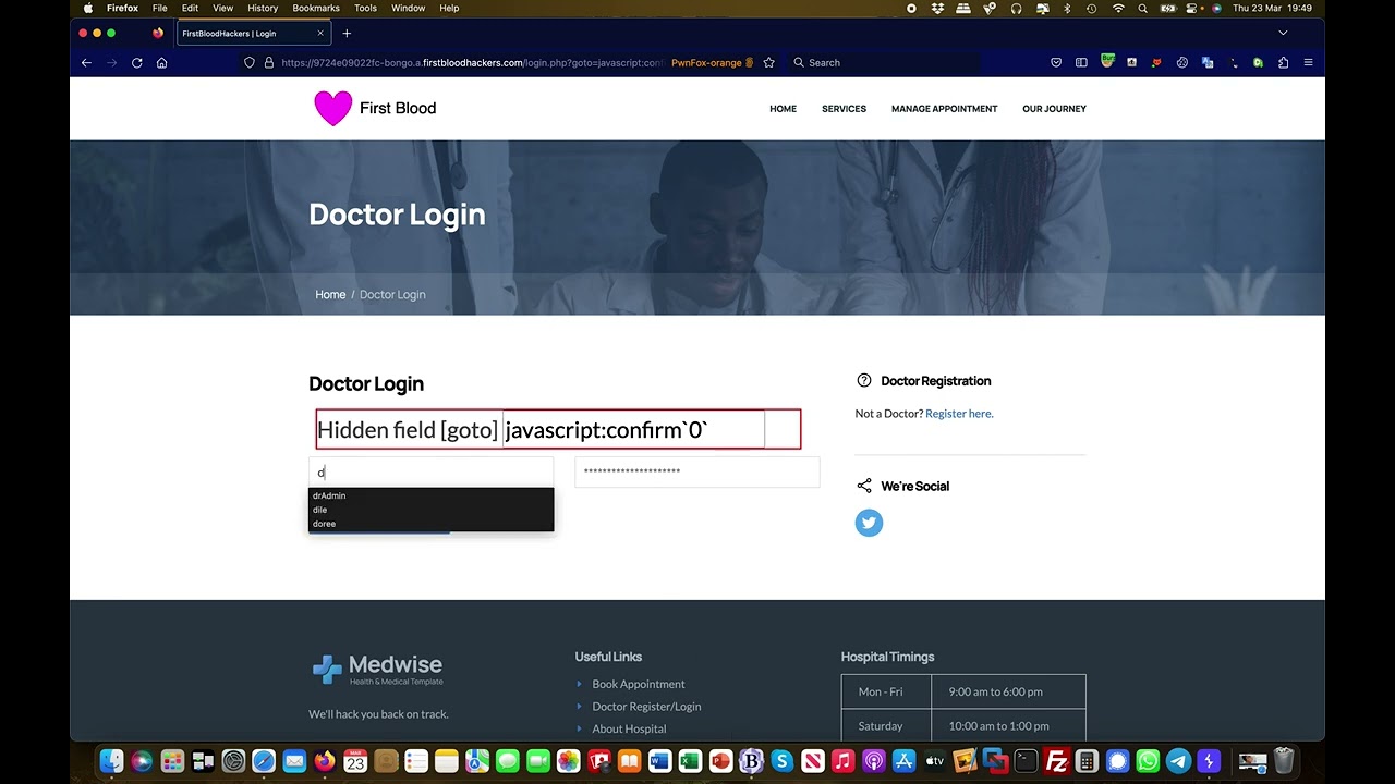 Reflected XSS 1 | FirstBlood v1 | Bug Bounty Service