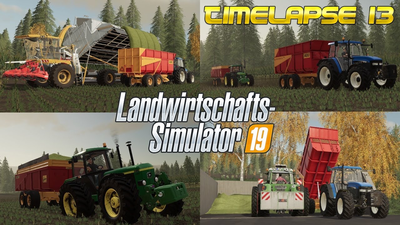 [LS19] - Timelapse #13 Geiselsberg Seasons: Eine SPEZIALMASCHINE bei der Maisernte! 🌽🌽🌽