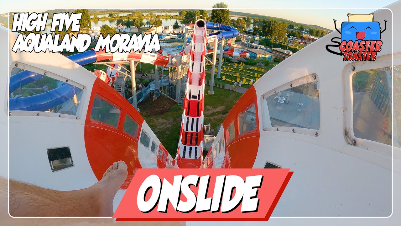 High Five - Aqualand Moravia - Water Coaster | POV