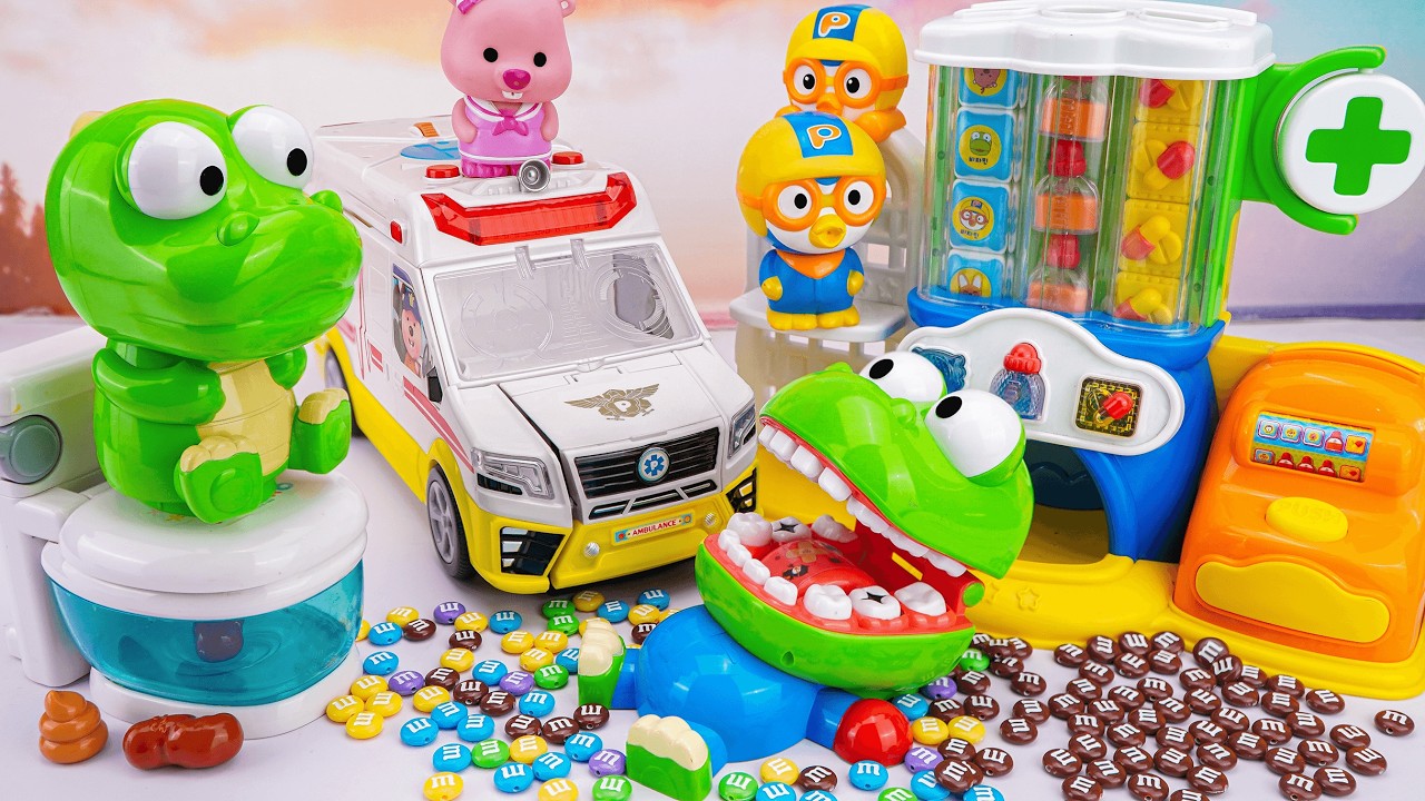 [🌟Toy ASMR🌟] Pororo Doctor Toys & Ambulance Playset ASMR | Review Toys 🩺