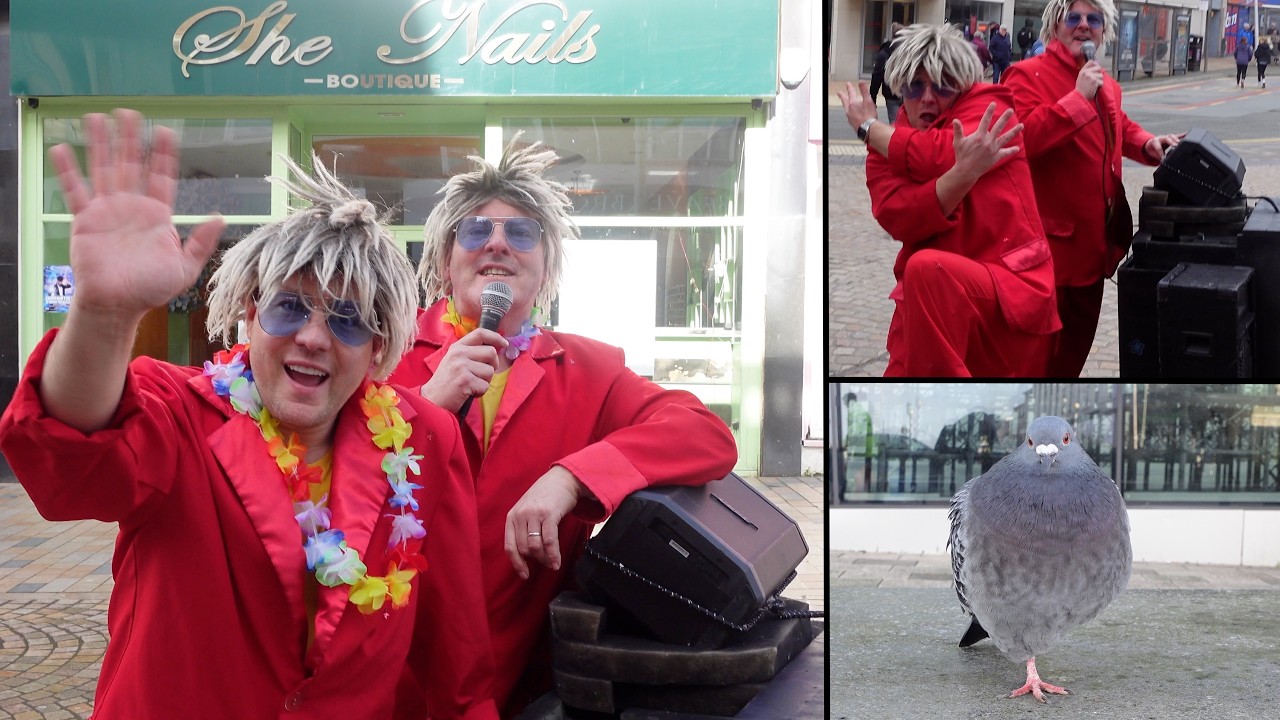 Mobile DJ Brings Music and Smiles to Blackpool Town Centre 🎶😄