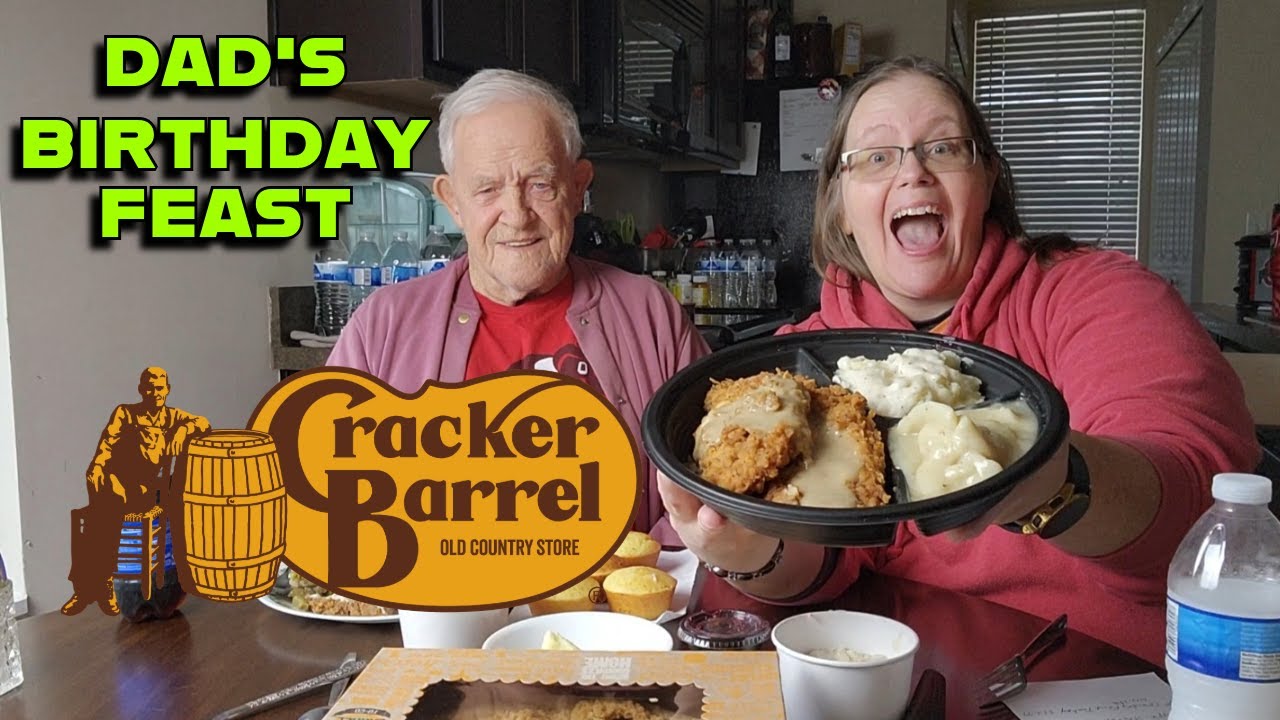 Cracker Barrel Country Fried Turkey and Steak Review #foodreview #mukbang #crackerbarrel