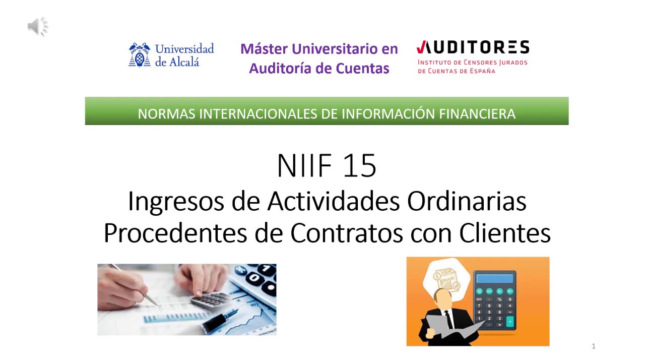 NIIF 15 Ingresos de contratos con clientes (resumen)
