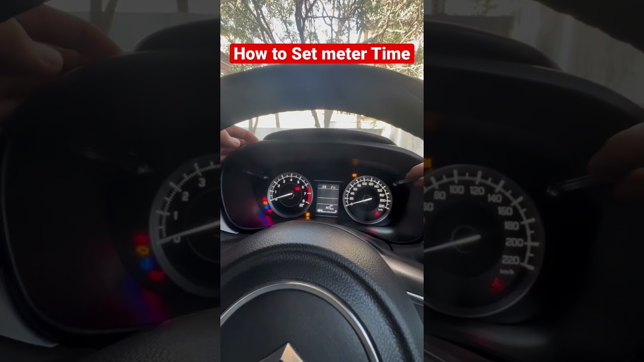 How to Set Meter Time In Maruti Car #shorts #viral #shortsvideo