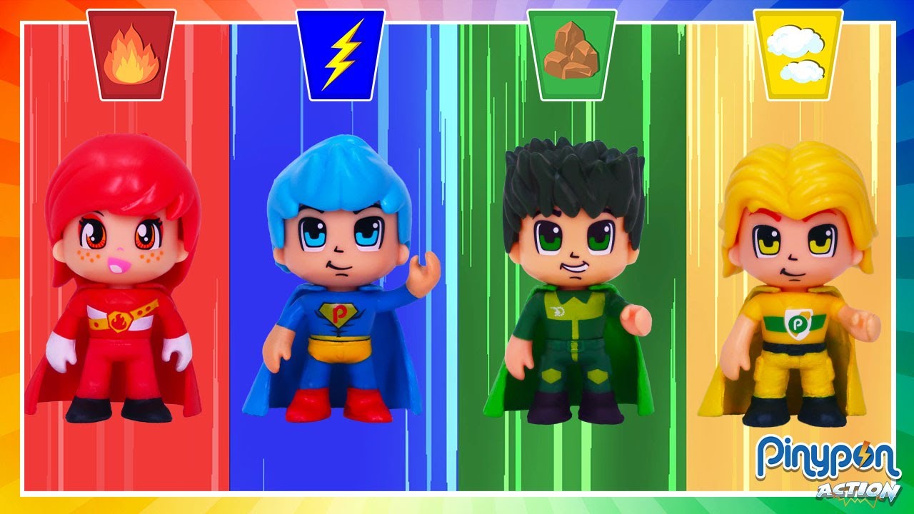 ¡Nos Convertimos en Superhéroes! 💥 Pinypon Action | Videos para Niños