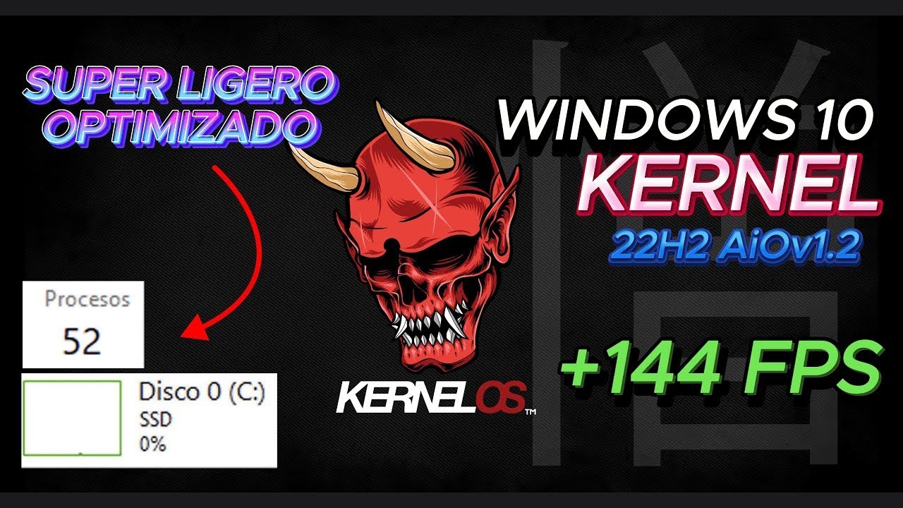 Cómo instalar Kernel os 22h2 Sin memoria USB Ni DVD fácil 💯
