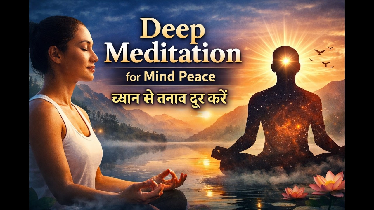 Deep Meditation for Mind Peace | ध्यान से तनाव दूर करें