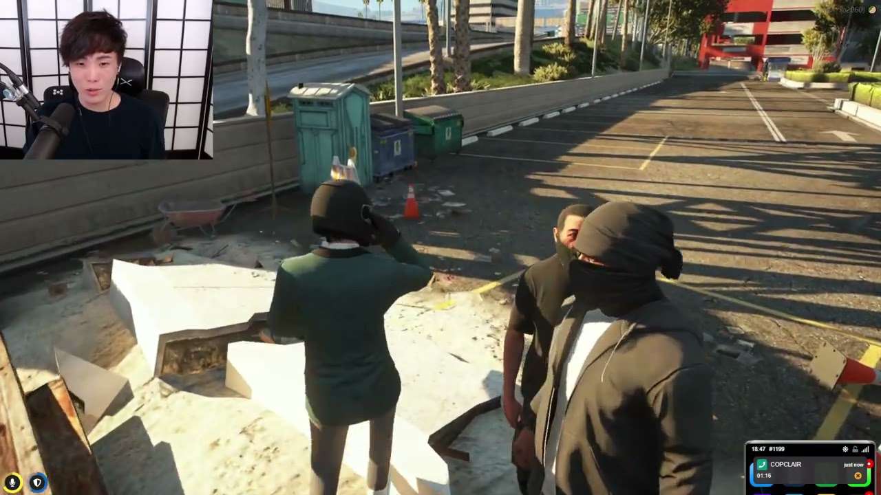 Yuno Calls Officer Claire After Bank Robbery [NoPixel GTA RP] (CLIP)