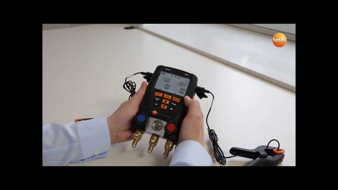 Управление testo 550. 2. Основные настройки