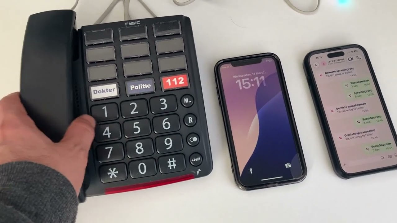 Making desk phone calls via WhatsApp on your mobile. Using Cell2Jack