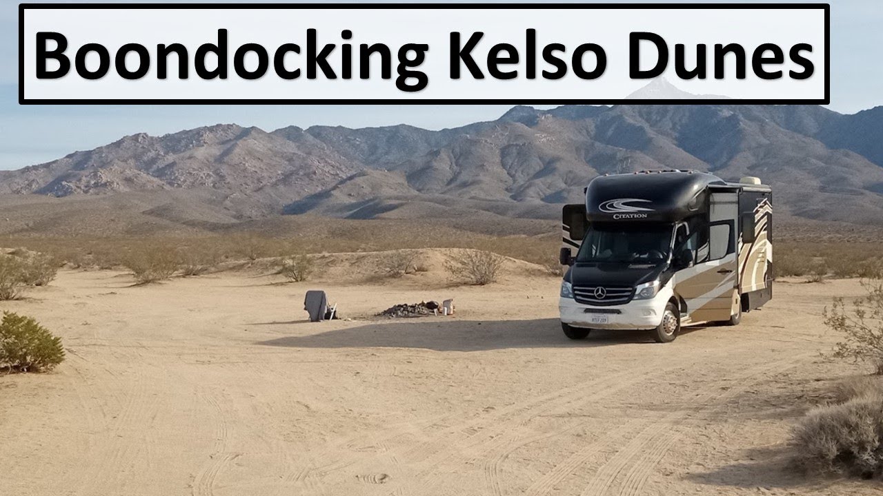 KELSO DUNES BOONDOCKING, Camping, Mojave Desert