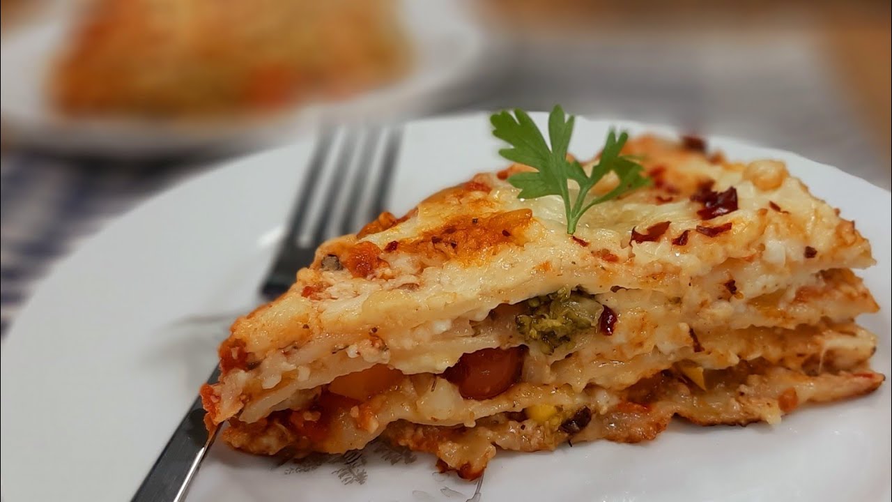 Lasagna | Lasagna without Oven | Lasagna in Pan | લઝાનીયા ઈન પેન | लझानीया इन पेन