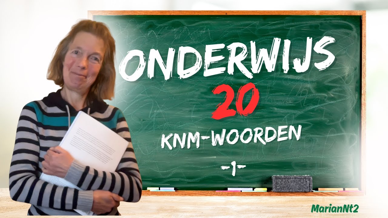 KNM-onderwijs (1). 20 woorden die je moet kennen voor je examen.