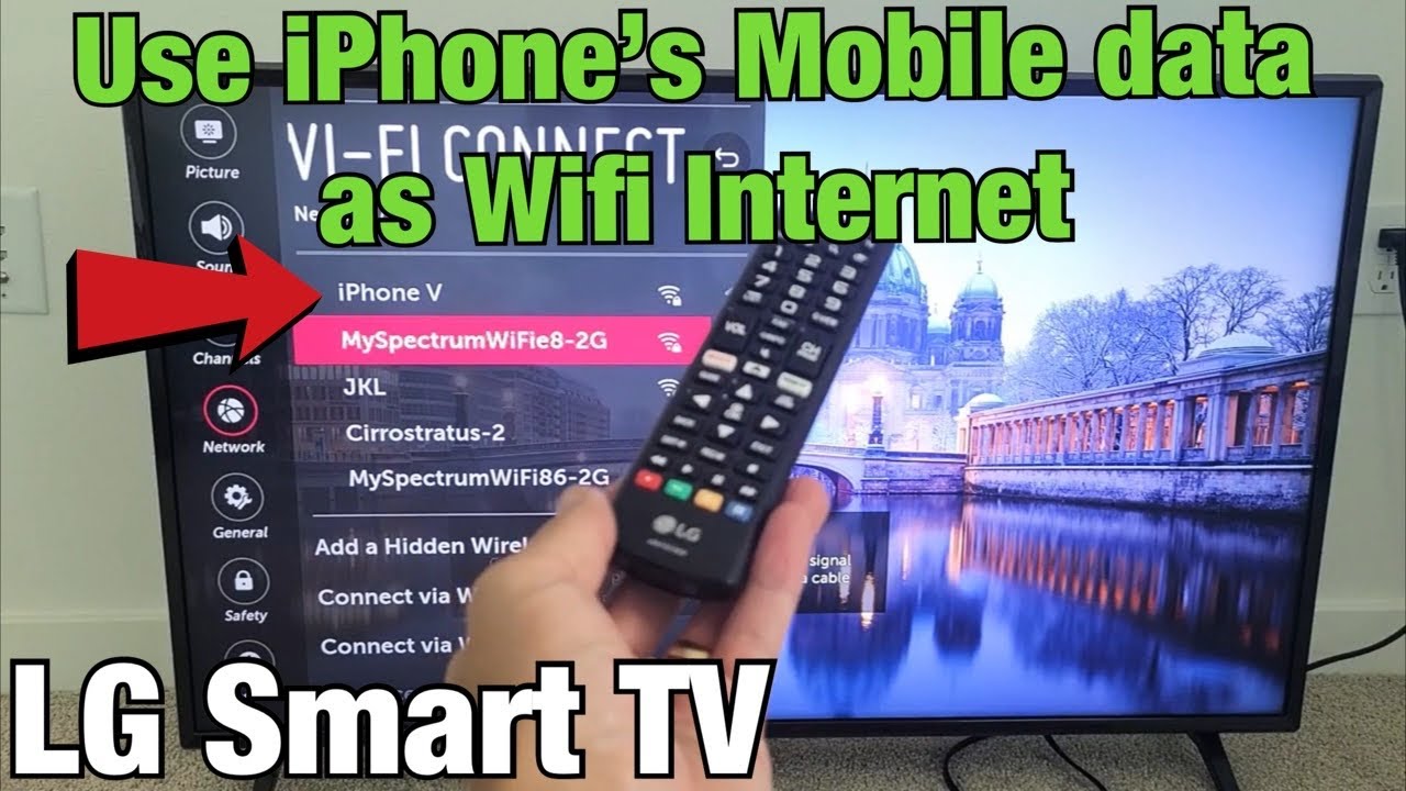 LG Smart TV: как использовать мобильные данные iPhone в качестве Wi-Fi-интернета