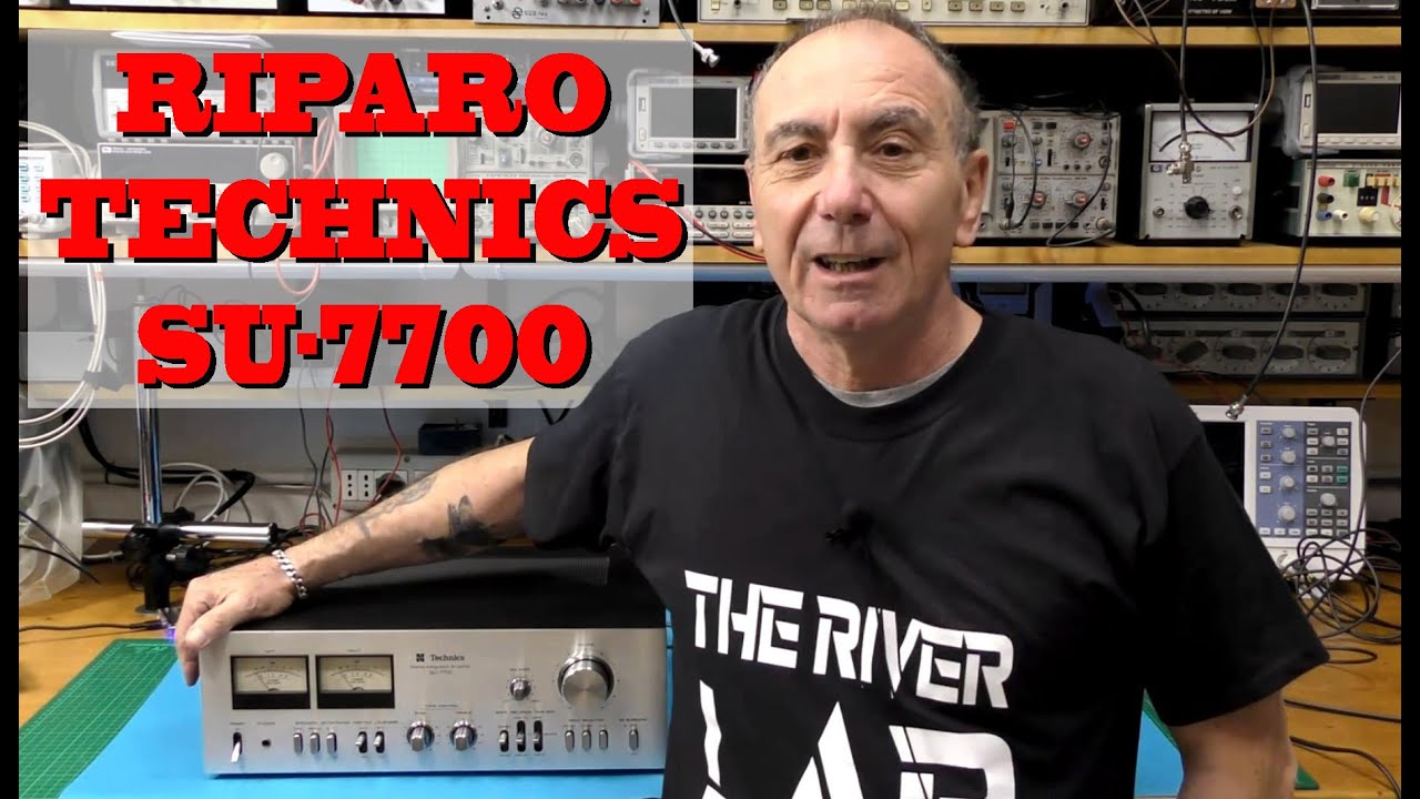 064 TECHNICS SU-7700 (1977) RIPARAZIONE E COLLAUDO #vintage #elettronica #amplifier