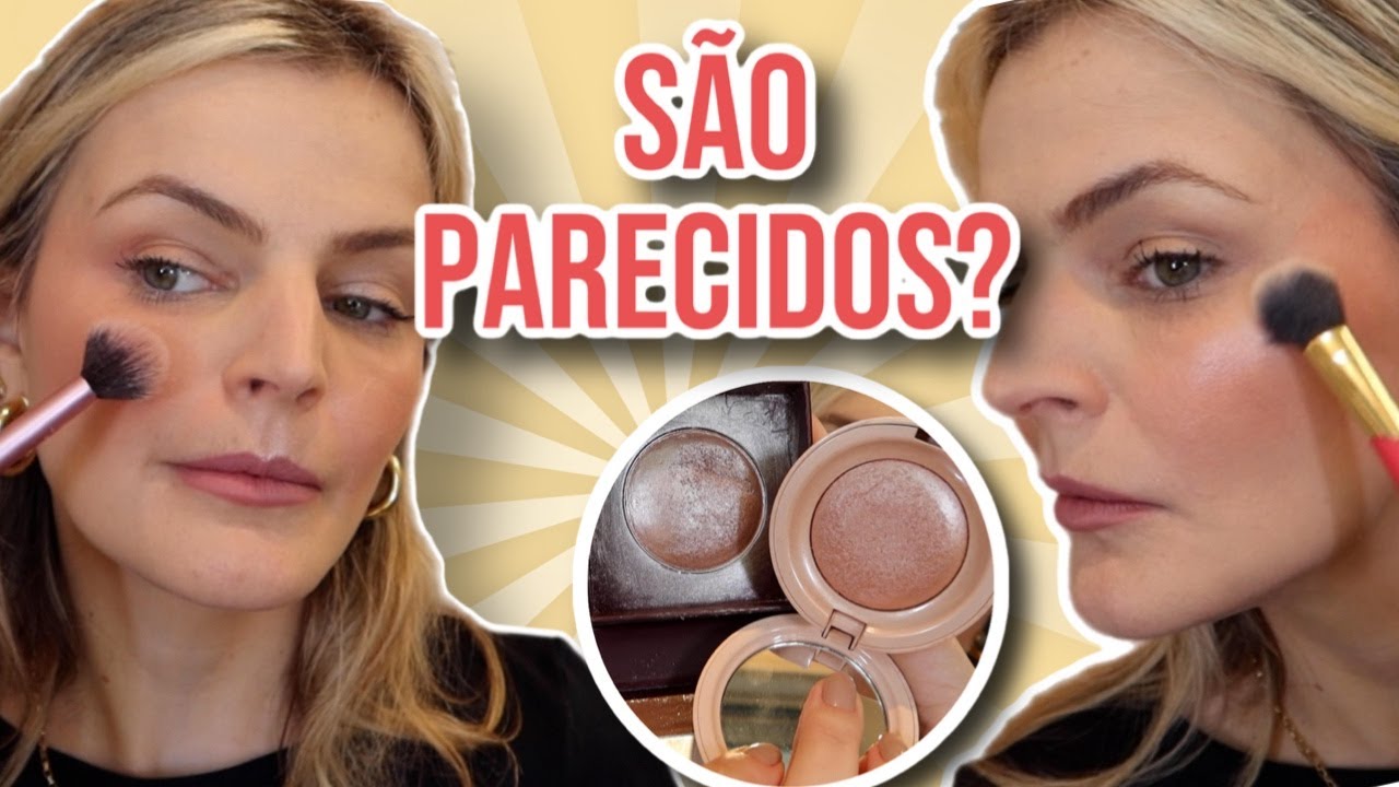 COMPARANDO ILUMINADOR RARE BEAUTY E MARI SAAD