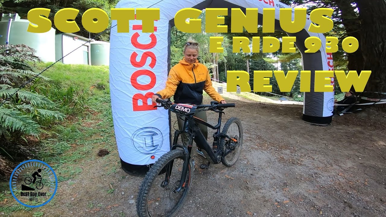 Scott Genius E Ride 930 review at Crankworx Rotorua