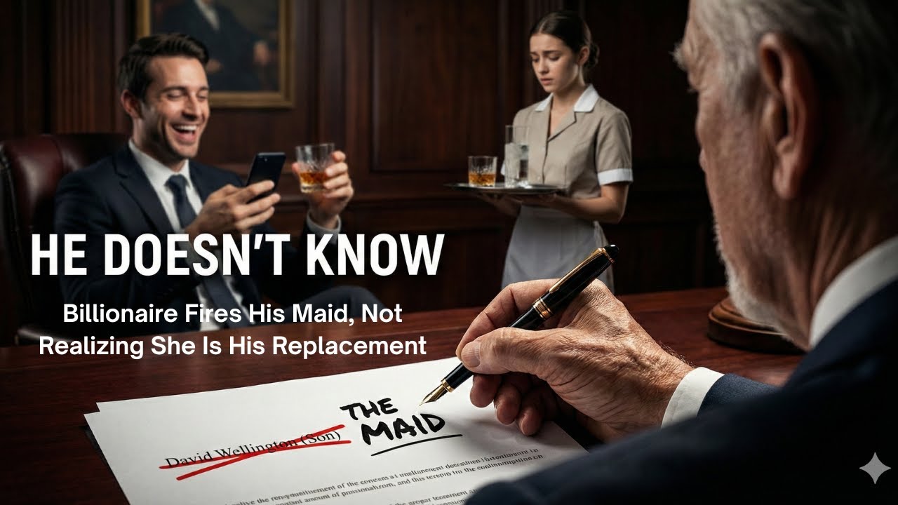 BILLIONAIRE FIRES HIS MAID, NOT REALIZING SHE IS HIS REPLACEMENT
