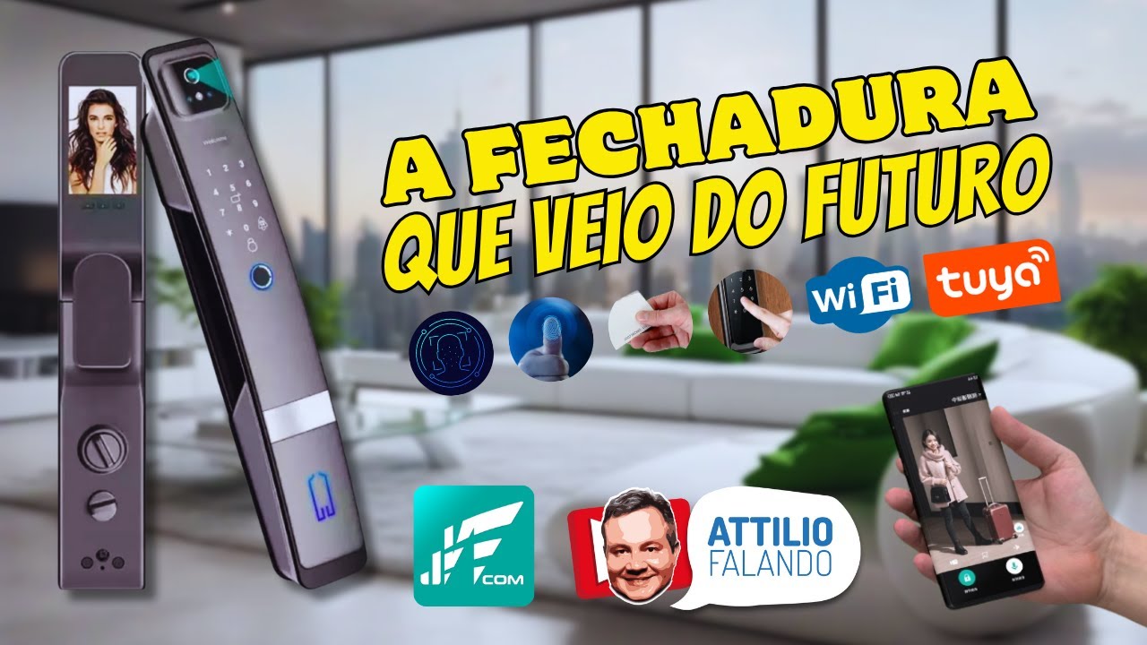 Vale a Pena? Fechadura Inteligente JWCOM com Biometria Facial 🔒💡