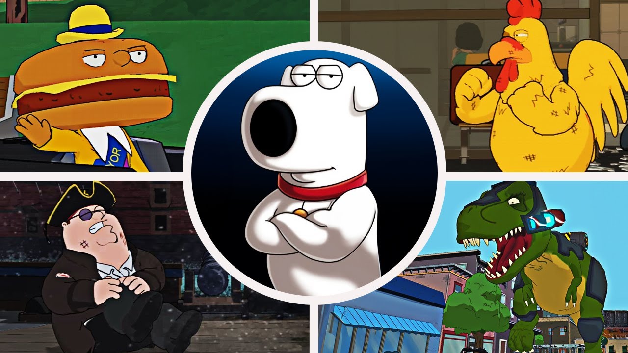 Family Guy: Back to the Multiverse - All Bosses & Ending