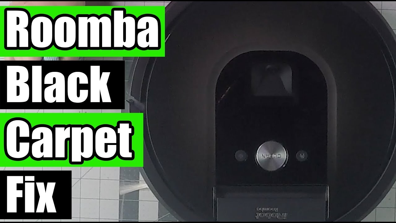Roomba Black Carpet Fix - Disable Cliff Sensors