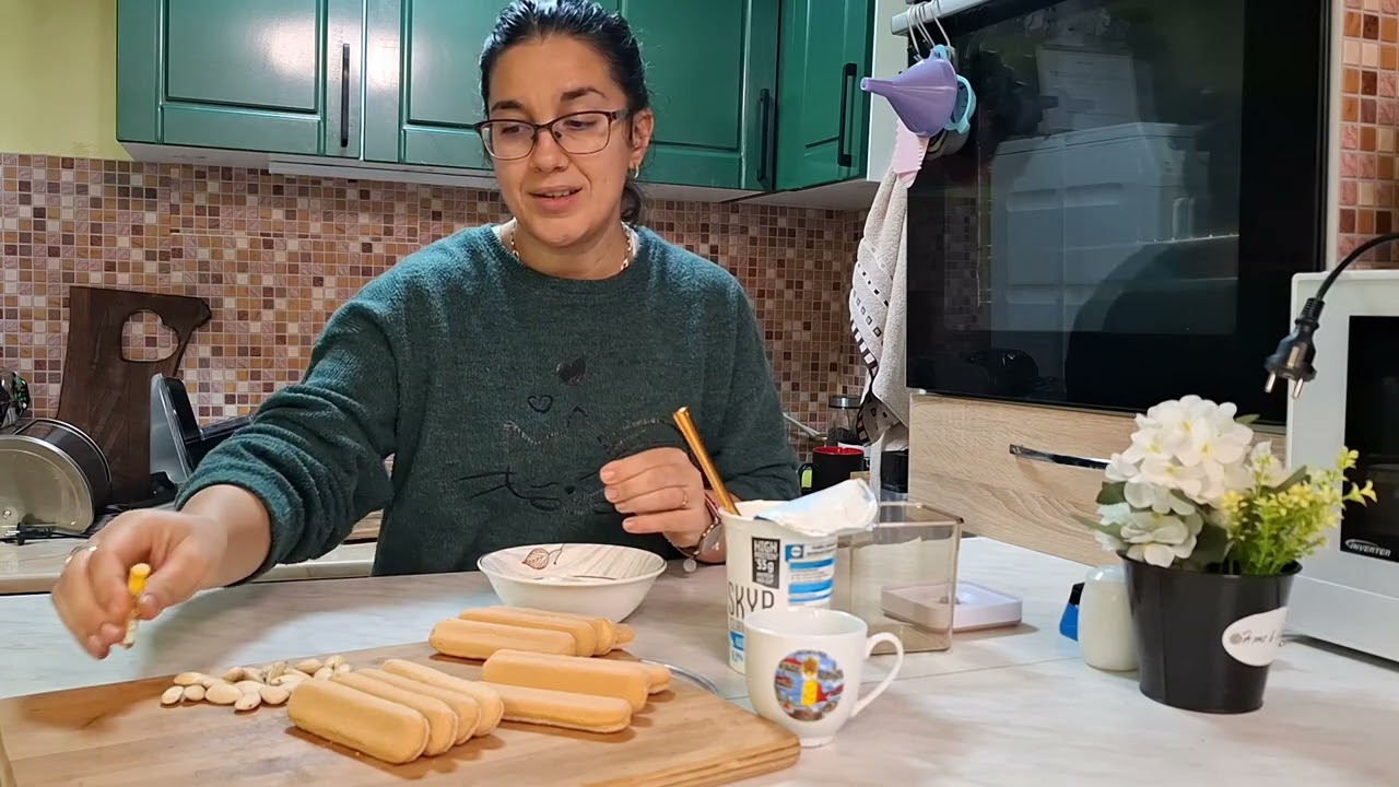 Тирамису със скир и бадеми/Tiramisu with skyr and almonds