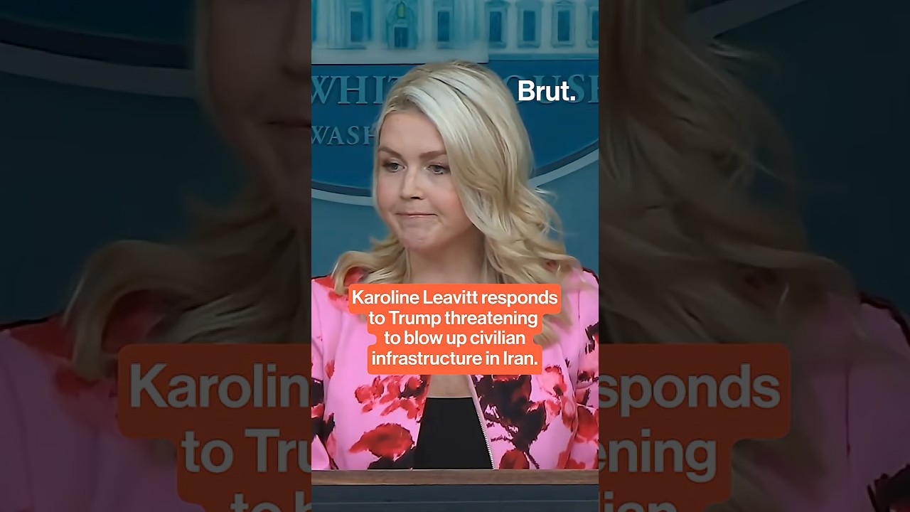 Karoline Leavitt responds to Trump threatening Iran's civilian infrastructure