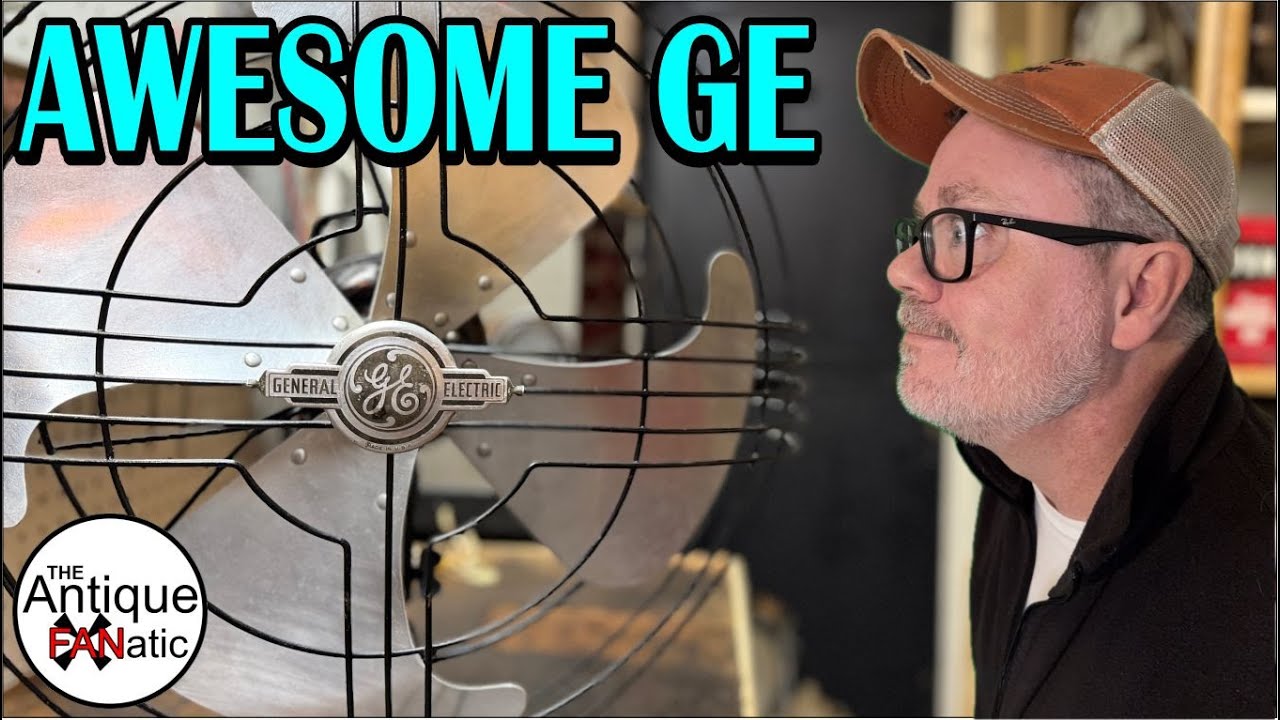 Вентилятор постоянного тока General Electric Vortalex ВОЗРОЖДЕН!!! #антикварный #вентилятор #весе...