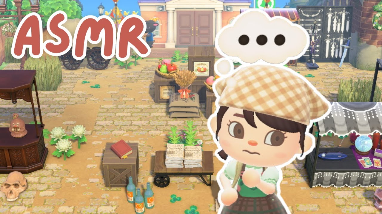 ASMR 💤 relaxing Animal Crossing: New Horizons gameplay - island clean up, planning, & building ✨