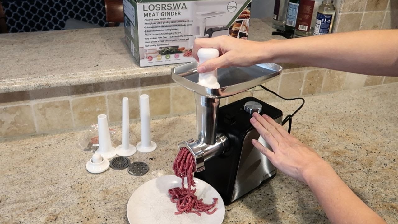 LOSRSWA 3200 Watt Meat Grinder + Sausage Stuffer | Demo + Review