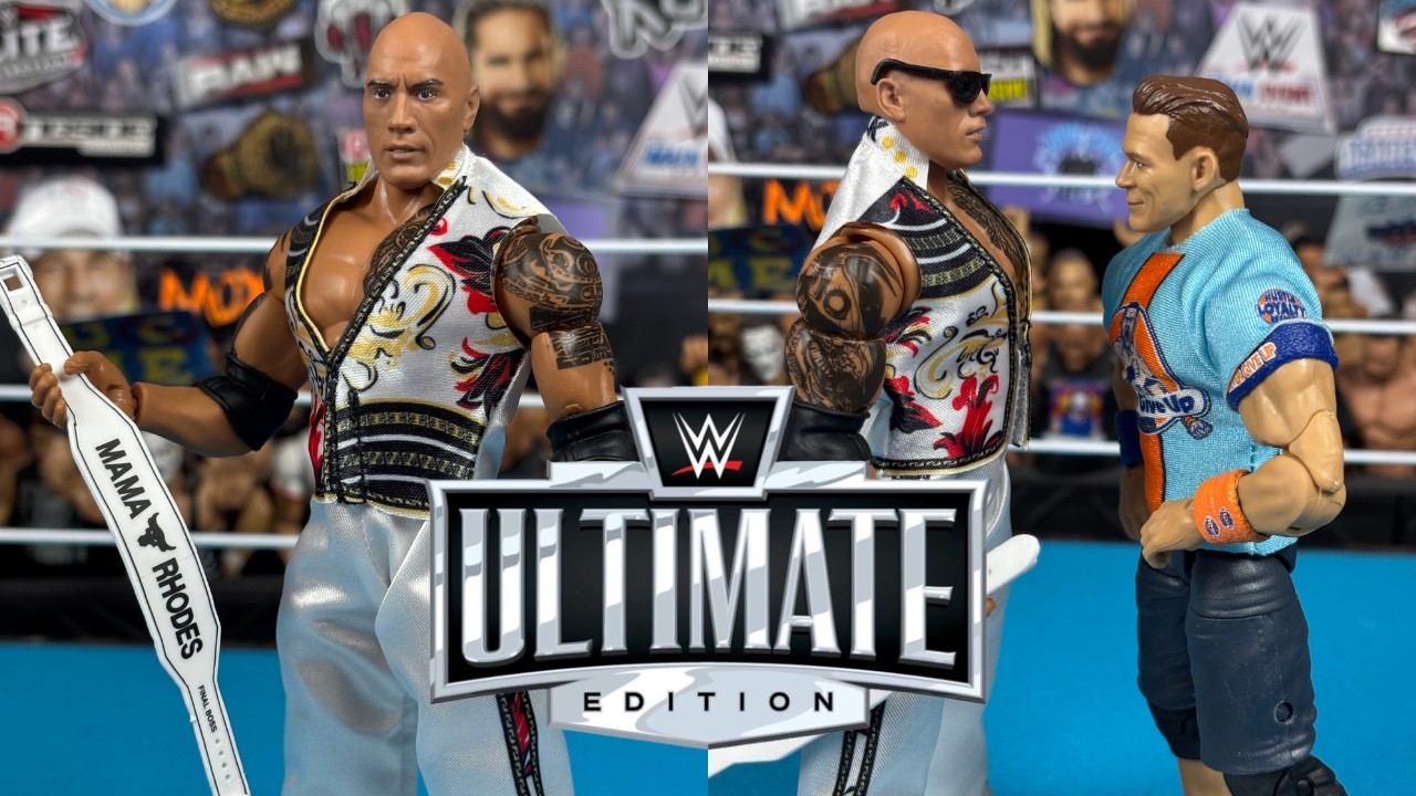 WWE ULTIMATE EDITION THE ROCK FINAL BOSS FIGURE REVIEW!