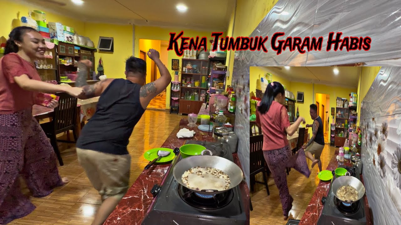 Gaduh Besar Dengan Keretum Garam Habis // Makan Nasi Kosong Sama Telur&Sup Lebah…//