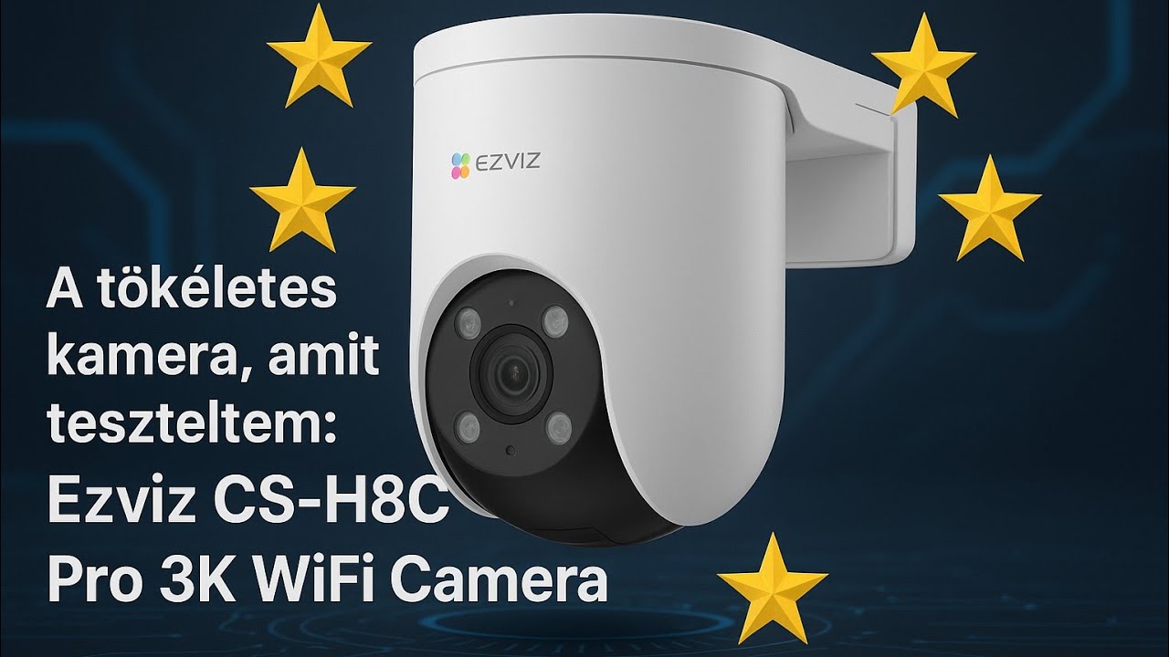 A tökéletes kamera, amit eddig teszteltem: Ezviz CS-H8C Pro 3K WiFi Camera. #ezvizcsh8cpro #ezviz 