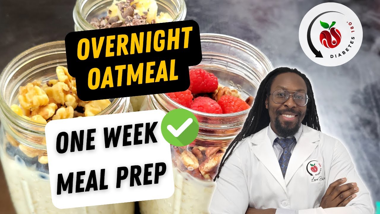 Overnight Oatmeal Recipe Walkthrough. Quick & Easy Diabetes Friendly Meal