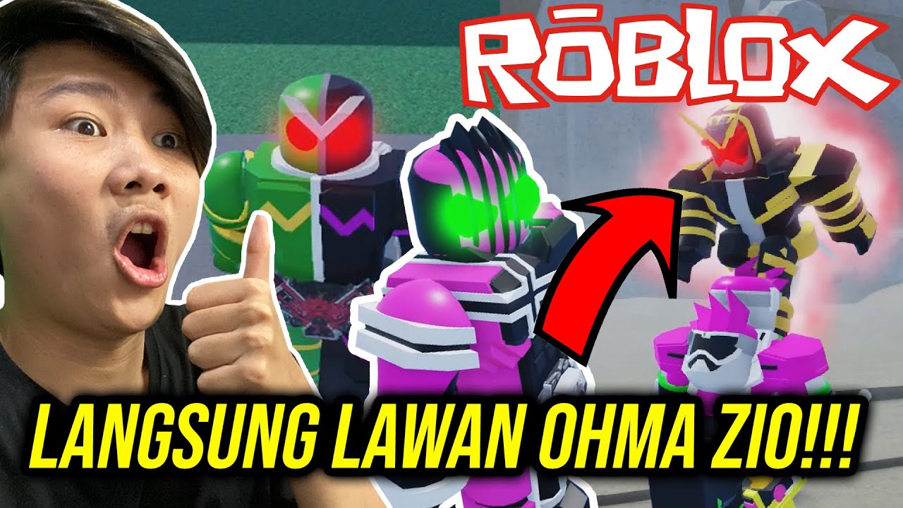PERTAMA KALI MAIN ROBLOX KAMEN RIDER! LANGSUNG GAS DECADE + DOUBLE RTV VS OMA ZIO???