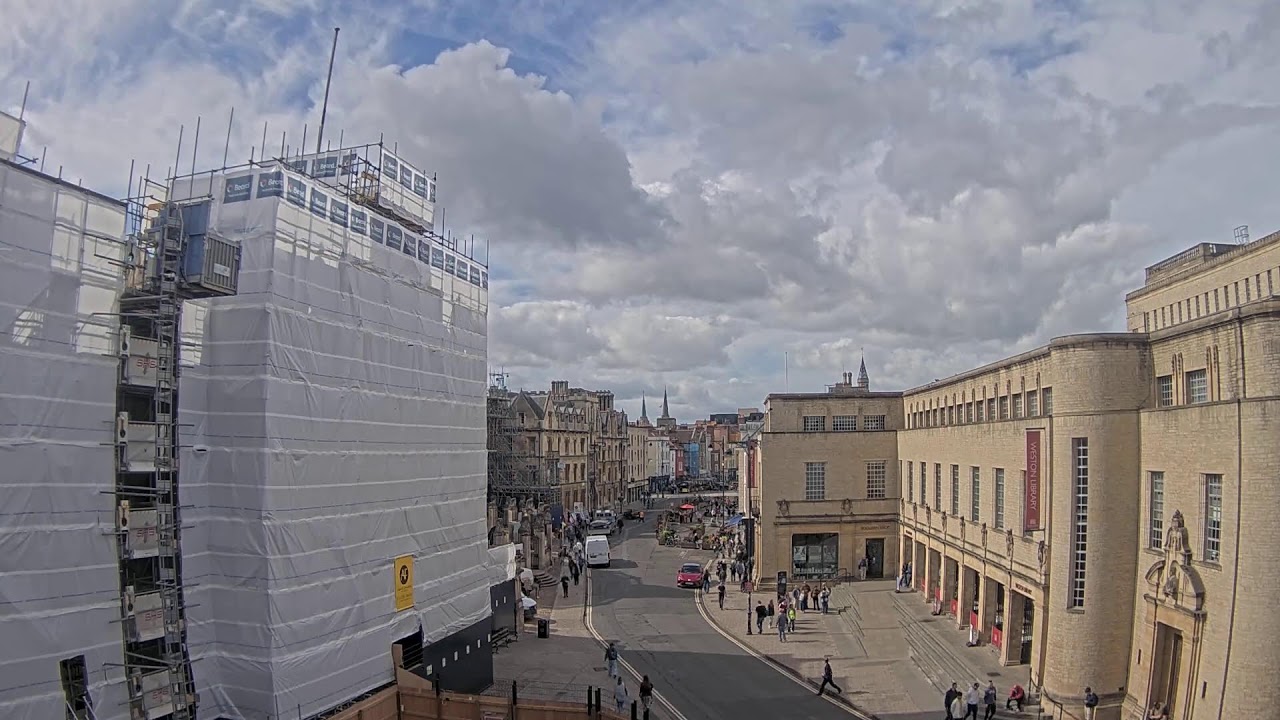 Oxford Martin School Webcam - Broad Street, Oxford