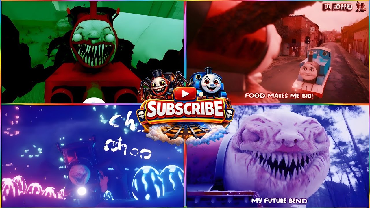Cursed Thomas EXE 🆚 Cho Cho Charles 🚂🆚 TRAIN THOMAS EATER✅ Coffin Dance Battle tiles hop 🗯🎶