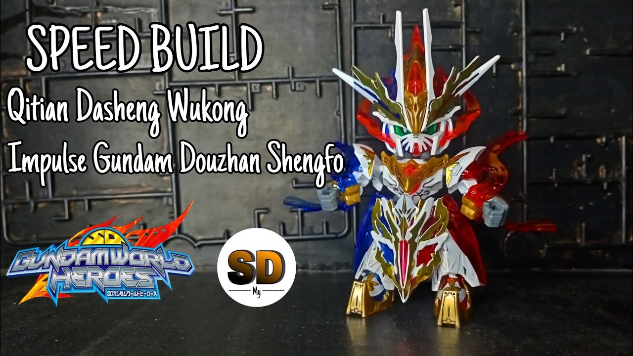 QITIAN DASHENG WUKONG IMPULSE GUNDAM DOUZHAN SHENGFO | SPEED BUILD | SD GUNDAM WORLD HEROES NO.016
