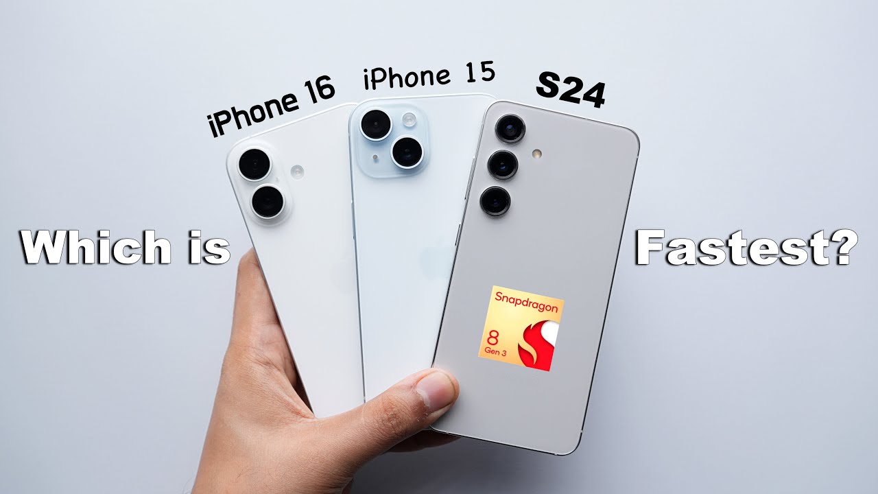 iPhone 16 vs iPhone 15 vs Samsung S24 Ultimate Speed Test 🔥 | Who Wins? (HINDI)